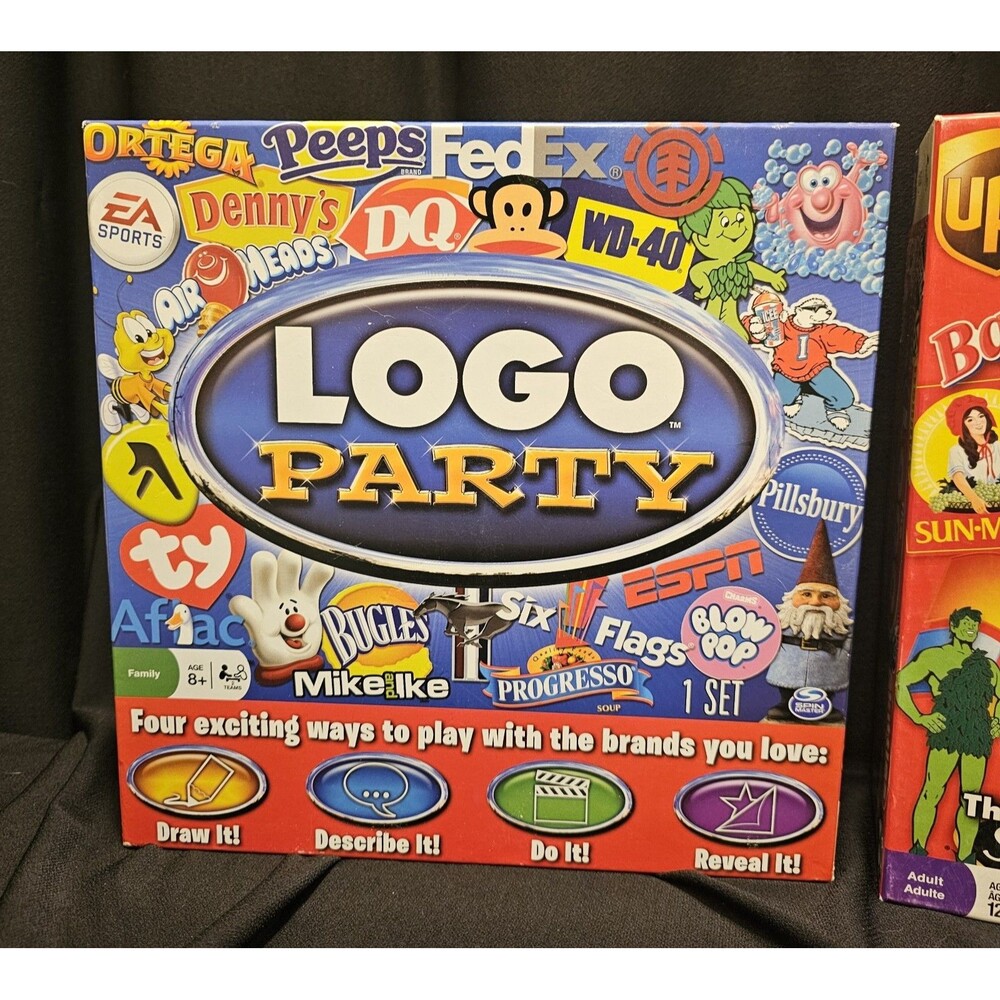Spin Master Logo Party Board Game Family Party Game For 2 Teams 8yrs+